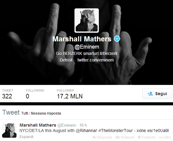 Esclusiva XXL: Eminem e Rihanna faranno un tour insieme